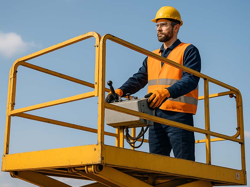 Bezbedan rad na visini- 5 pravila koje morate poštovati kada koristite makazastu platformu