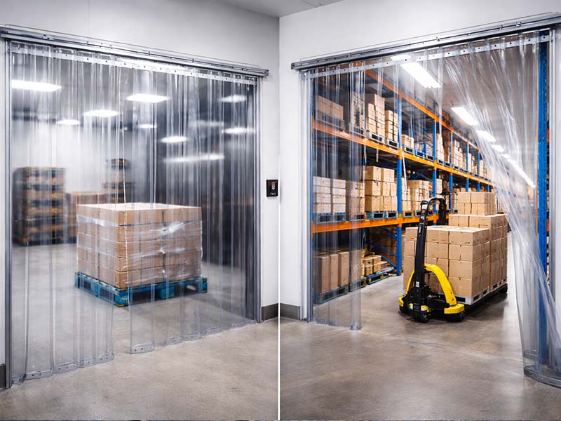 Zašto su PVC trakaste zavese idealno rešenje za industrijske hale i hladnjače